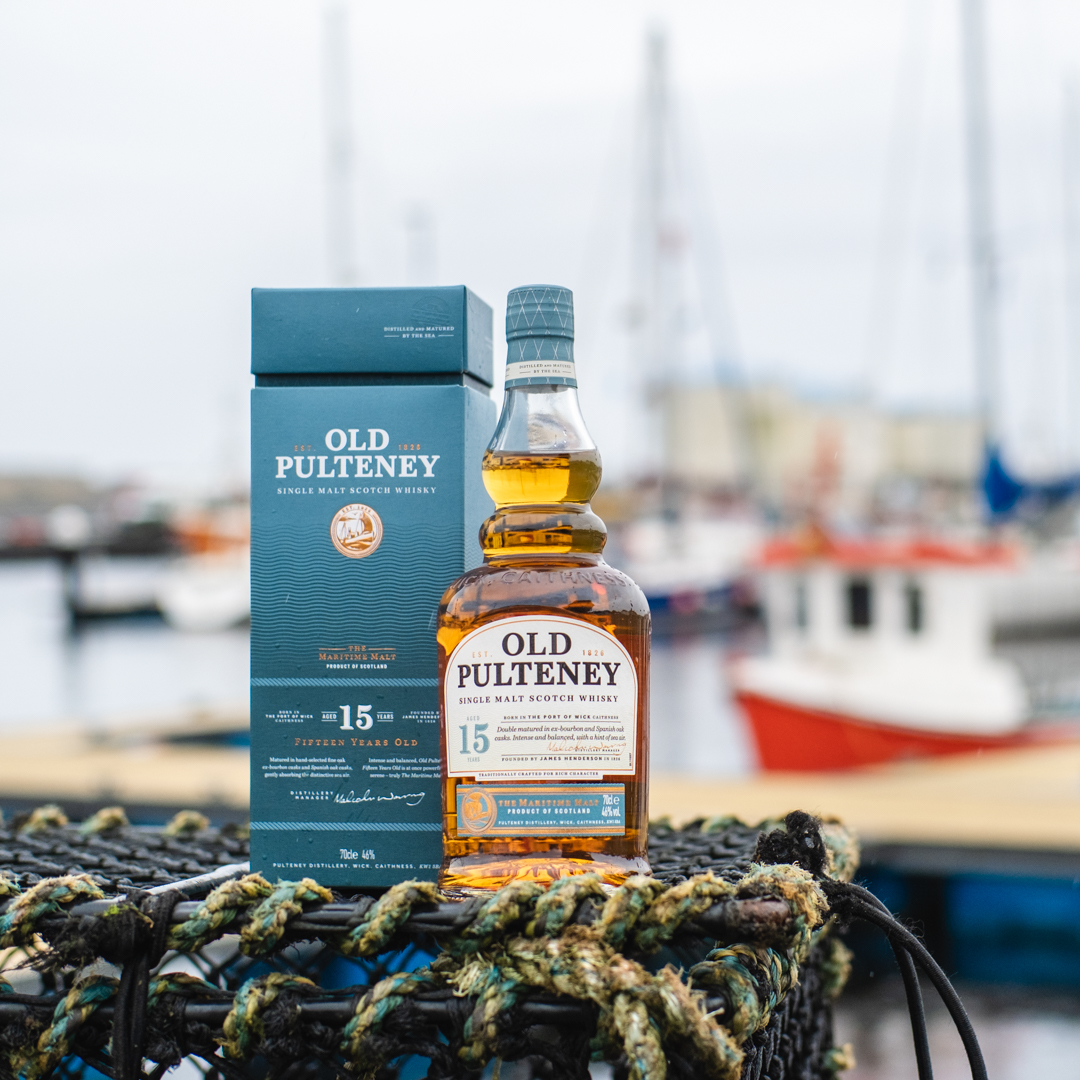 Old Pulteney 15 year old whisky