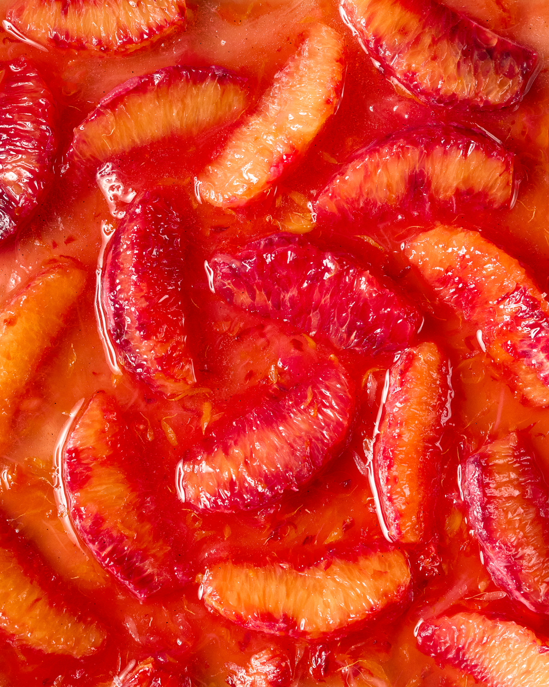 blood oranges closeup
