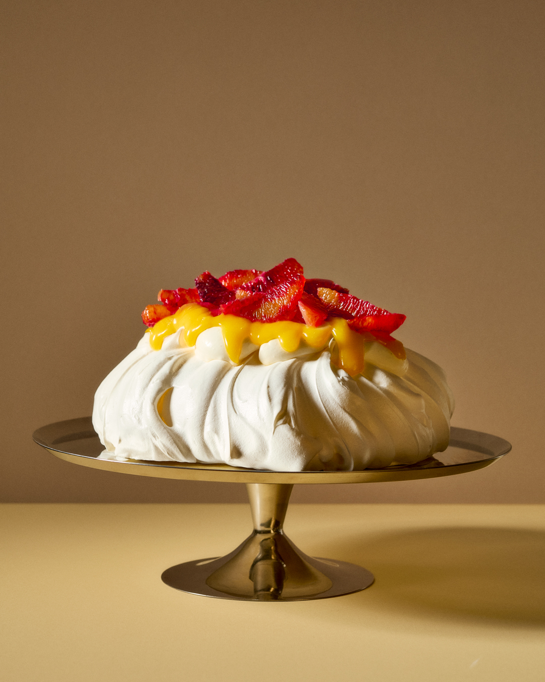 blood orange pavlova